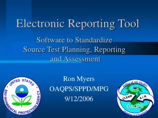 Electronic Reporting Tool
