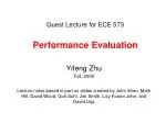 Guest Lecture for ECE 573 Performance Evaluation - slide 1