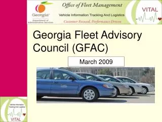 Georgia Fleet Advisory Council (GFAC)