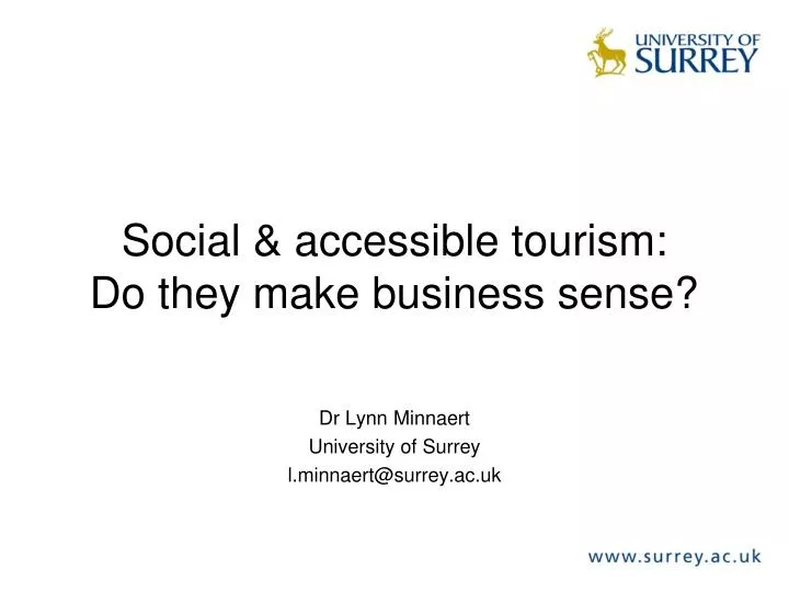 social accessible tourism do they make business sense