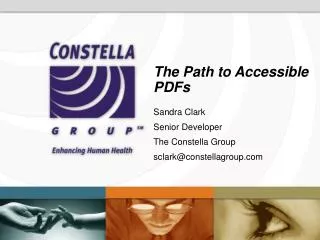 The Path to Accessible PDFs