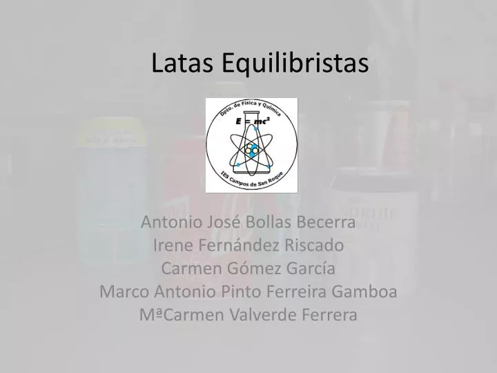 latas equilibristas