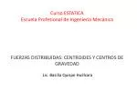 Curso ESTATICA Escuela Profesional de Ingeniería Mecánica - slide 1