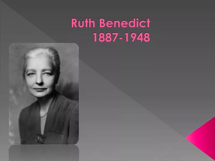 ruth benedict 1887 1948
