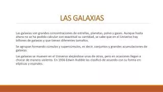 las galaxias