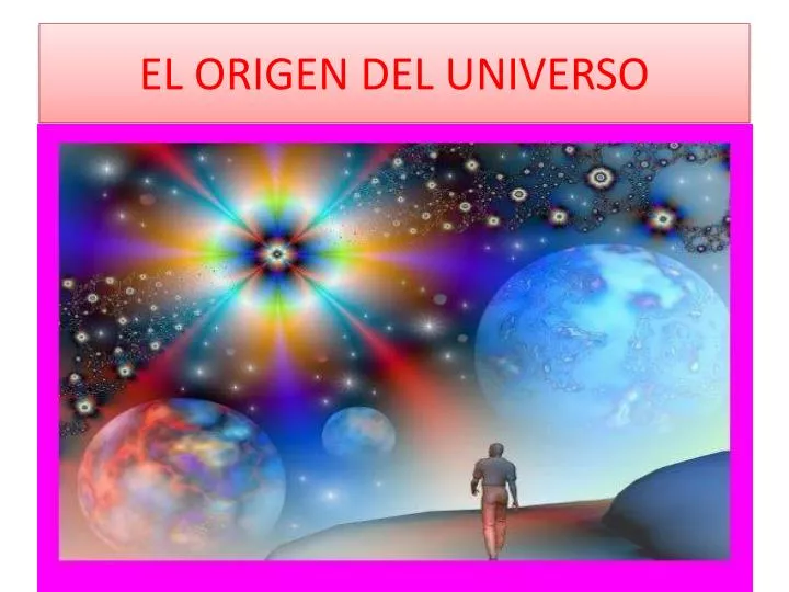 el origen del universo