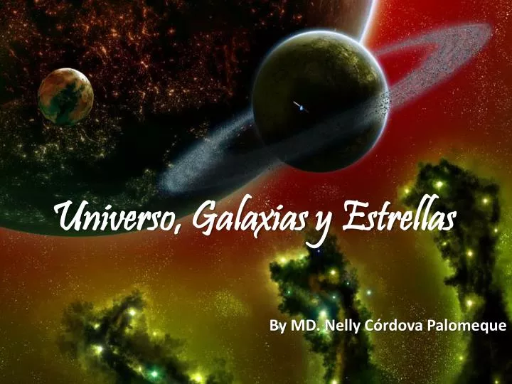 universo galaxias y estrellas