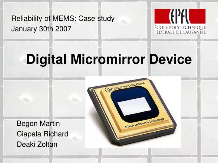 digital micromirror device