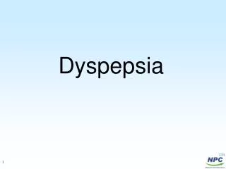 Dyspepsia