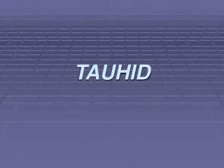 tauhid
