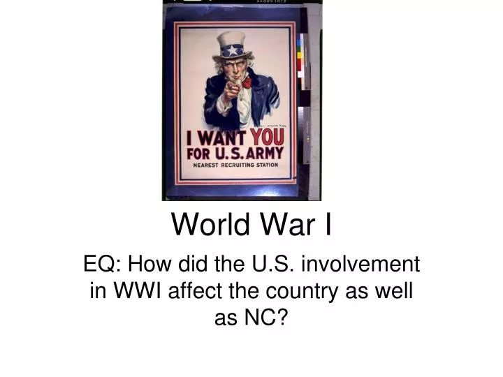 world war i