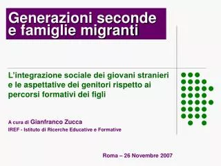 generazioni seconde e famiglie migranti