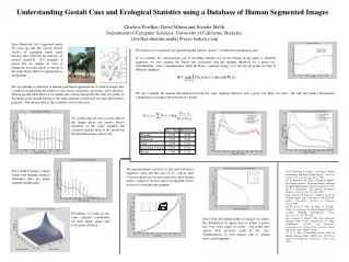 Understanding Gestalt Cues and Ecological Statistics using a Database of Human Segmented Images