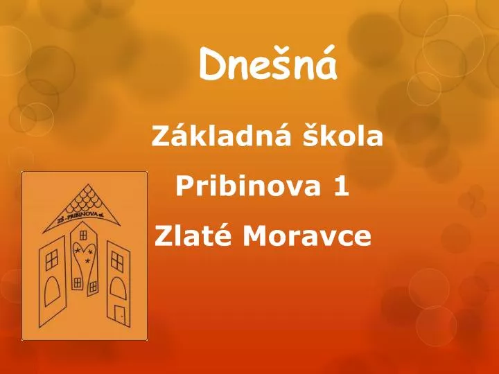 z kladn kola pribinova 1 zlat moravce