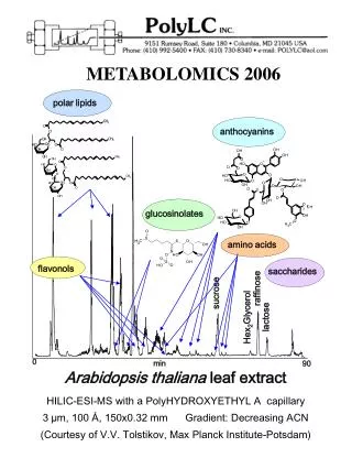 METABOLOMICS 2006