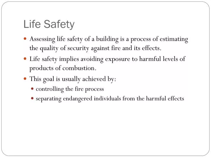 life safety