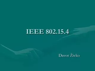 ieee 802 15 4