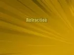 Refraction