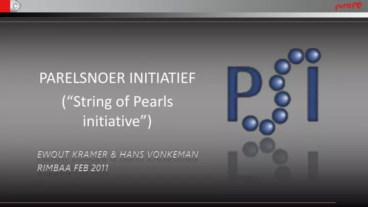 parelsnoer initiatief string of pearls initiative