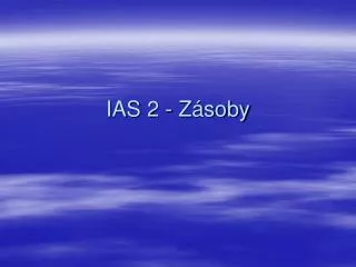 ias 2 z soby