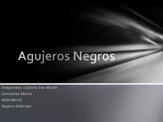 agujeros negros