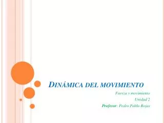 din mica del movimiento