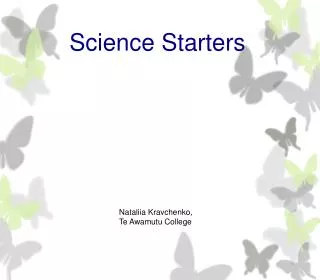 Science Starters