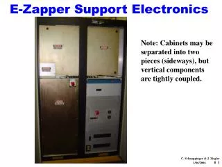 E-Zapper Support Electronics