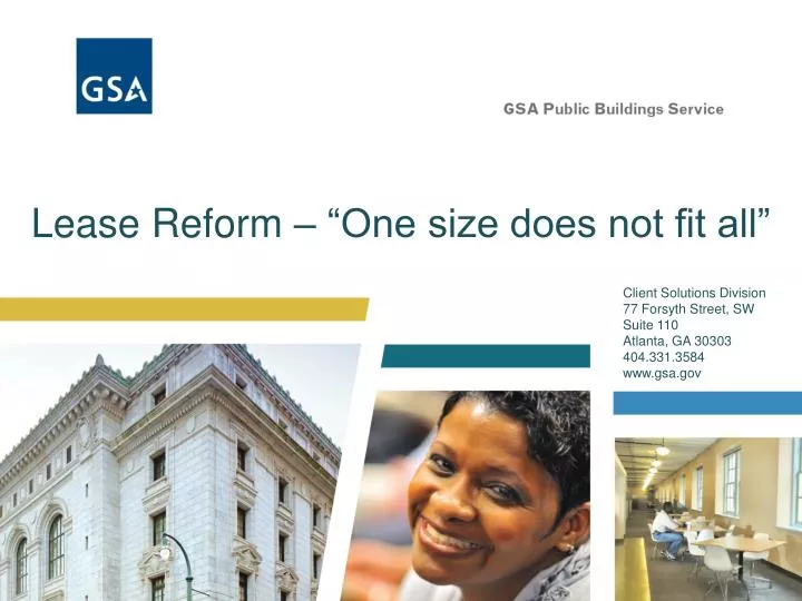 lease reform one size does not fit all