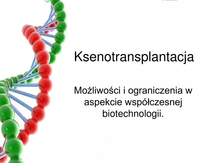 ksenotransplantacja