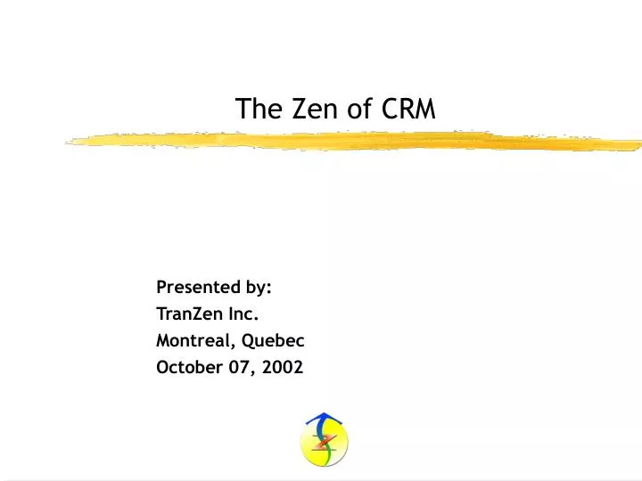 the zen of crm