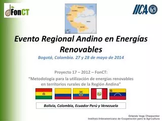 evento regional andino en energ as renovables bogot colombia 27 y 28 de mayo de 2014