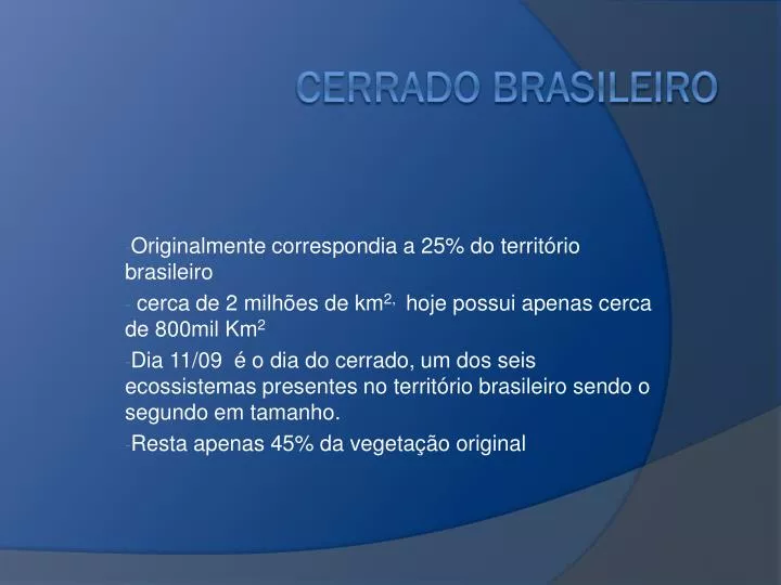 cerrado brasileiro