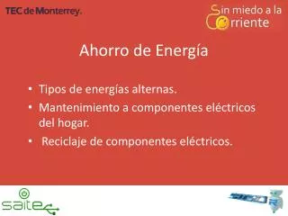ahorro de energ a