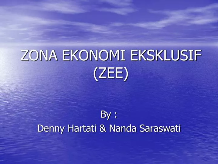 zona ekonomi eksklusif zee