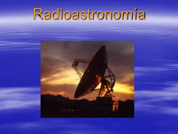 radioastronom a