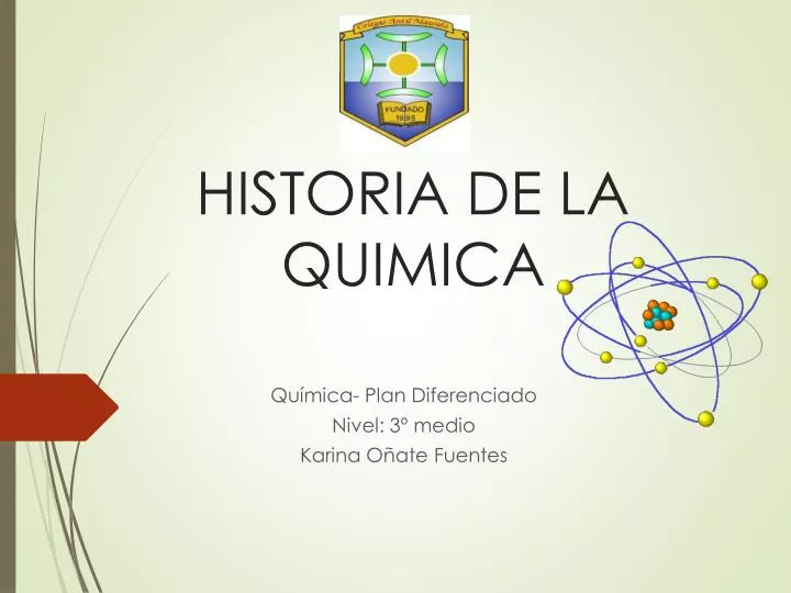 historia de la quimica