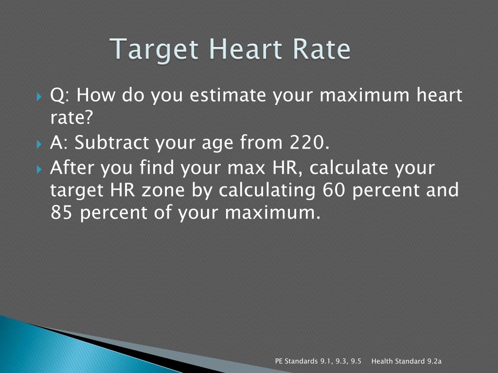 Target Heart Example PPT - Target Heart Rate PowerPoint Presentation, free download - ID:2980809
