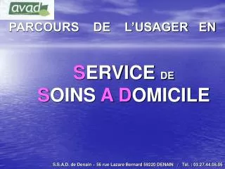 parcours de l usager en