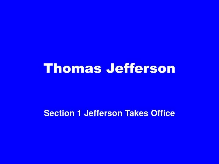 thomas jefferson