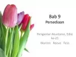 Bab 9 Persediaan - slide 1