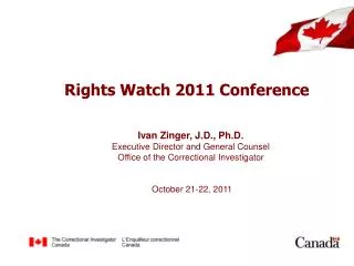 Rights Watch 2011 Conference
