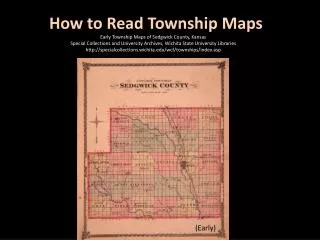 How to Read Township Maps