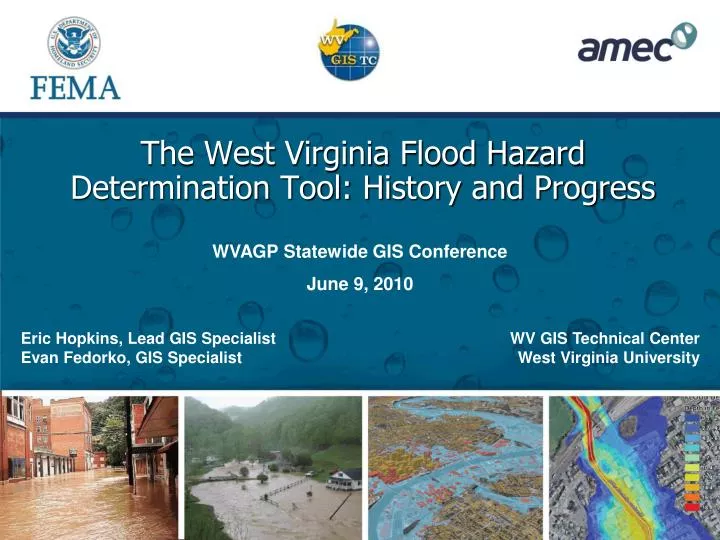 the west virginia flood hazard determination tool history and progress