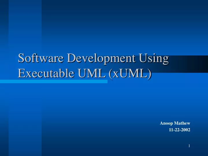 software development using executable uml xuml