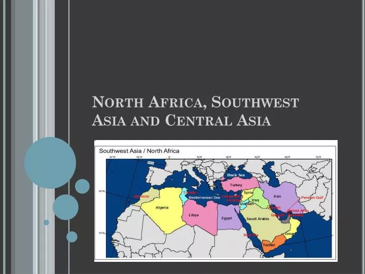 north africa southwest asia and central asia