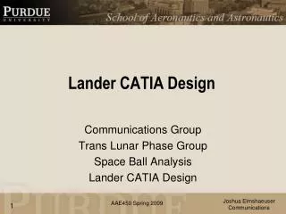Lander CATIA Design