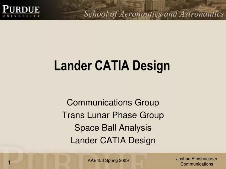 lander catia design