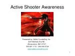 Active Shooter Awareness