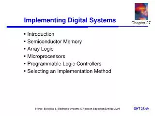 Implementing Digital Systems